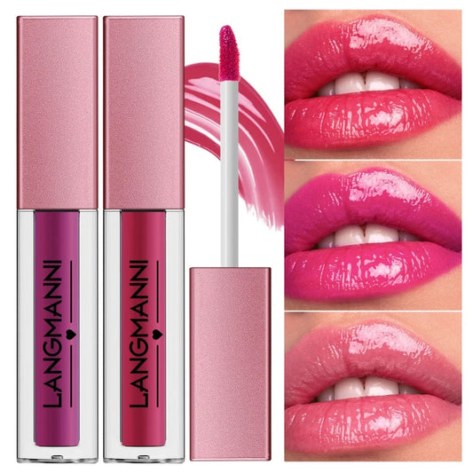 LANGMANNI 12Pcs Lip gloss Collection Makeup Set