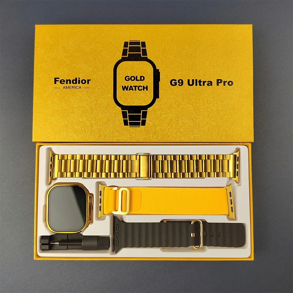 G9 Ultra Pro Gold Color with 3 straps