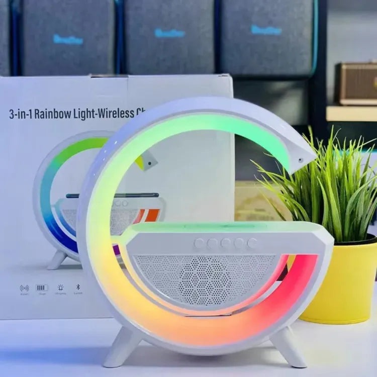 G-LAMP Bluetooth Speaker | Clock | Fast Wireless Charging